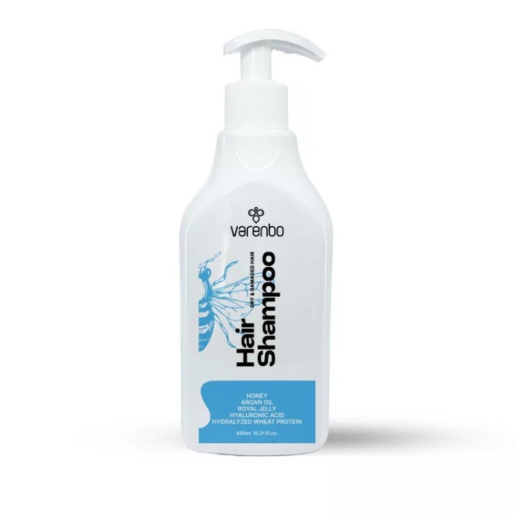 شامپو عسل وارنبو مخصوص موهای خشک ( 450ML)
