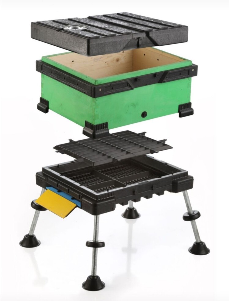 کندو کامل هفت گوهر (کف باز) با درب پلاستیکی 