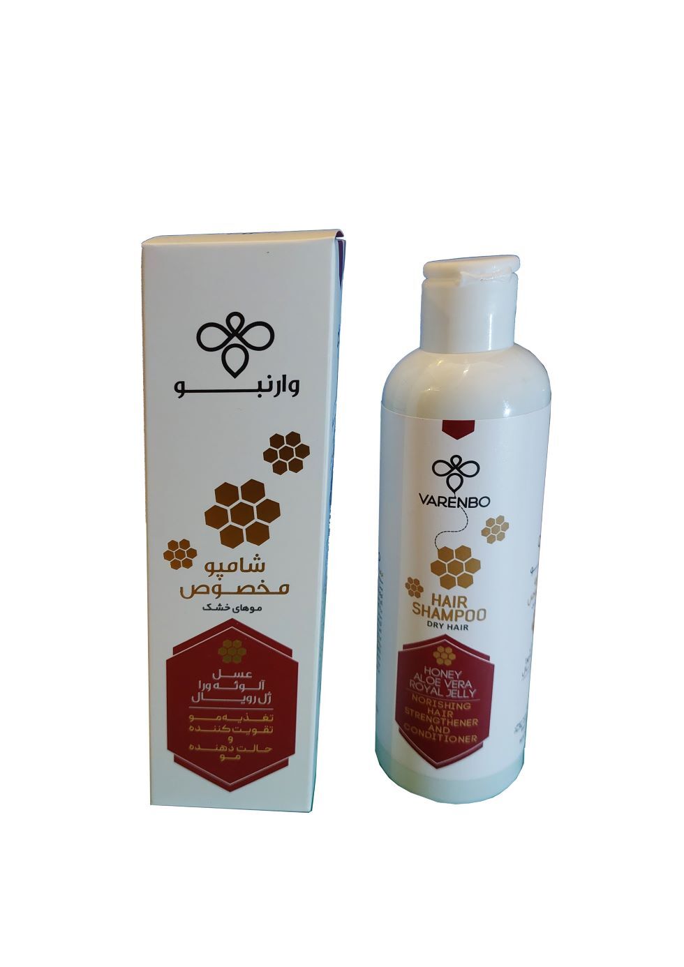  شامپو عسل وارنبو مخصوص موهای خشک ( 250ML) 